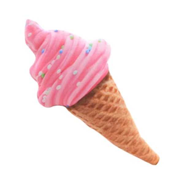 Ice Cream Cone Pude Blødt Legetøj - Pink 86 cm