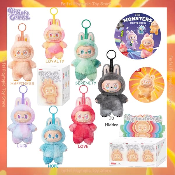 POP MART Labubu "Big into Energy" Vinyylipehmo 17 cm energinen
