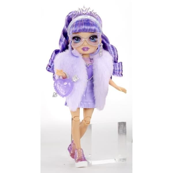 Rainbow High Cristal Poupée Mannequin 27 cm - Lila