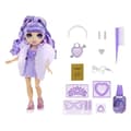 Miniatyrbild 5 av 6: Rainbow High Cristal Poupée Mannequin 27 cm - Lila