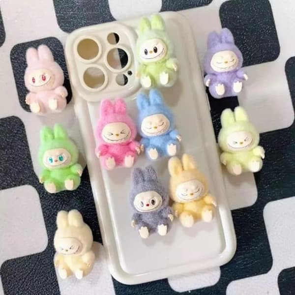 Nytt 10st Mini Labubu Sittställning Action Figur Söt Labubu Dockor Set Modellkollektion Dekor Dekorationer Tillbehör Barnpresenter