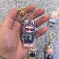 Miniatyrbild 6 av 11: Ny Labubu Nyckelring Blind Box Leksaker Ryggsäckshänge med skyddsfodral Blind Box Hot Kawaii Cartoon Bag Mystery Box Barnleksaker