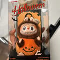 Pikkukuva 7 / 11: Labubu Pumpkin Monster Halloween Carnival Söpö sarjakuva vinyylinukke työpöydän koristelu lelu lahjahahmot koristeellinen syntymäpäivälahja