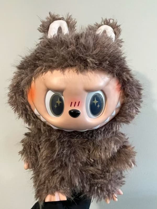 Nytt 40cm The Monster Labubu Series Zimomo Big Angel Creative Doll Vinylhänge Docka Modell Replika Leksaker Födelsedagspresenter