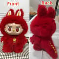 Miniatyrbild 7 av 11: Nytt 40cm The Monster Labubu Series Zimomo Big Angel Creative Doll Vinylhänge Docka Modell Replika Leksaker Födelsedagspresenter