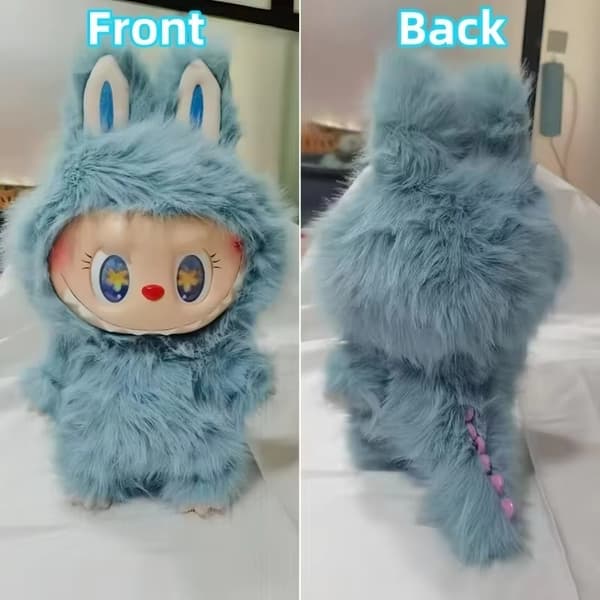 Nytt 40cm The Monster Labubu Series Zimomo Big Angel Creative Doll Vinylhänge Docka Modell Replika Leksaker Födelsedagspresenter
