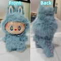 Miniatyrbild 9 av 11: Nytt 40cm The Monster Labubu Series Zimomo Big Angel Creative Doll Vinylhänge Docka Modell Replika Leksaker Födelsedagspresenter
