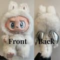 Miniatyrbild 10 av 11: Nytt 40cm The Monster Labubu Series Zimomo Big Angel Creative Doll Vinylhänge Docka Modell Replika Leksaker Födelsedagspresenter