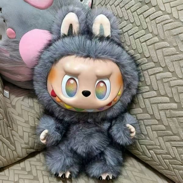 Nytt 40cm The Monster Labubu Series Zimomo Big Angel Creative Doll Vinylhänge Docka Modell Replika Leksaker Födelsedagspresenter