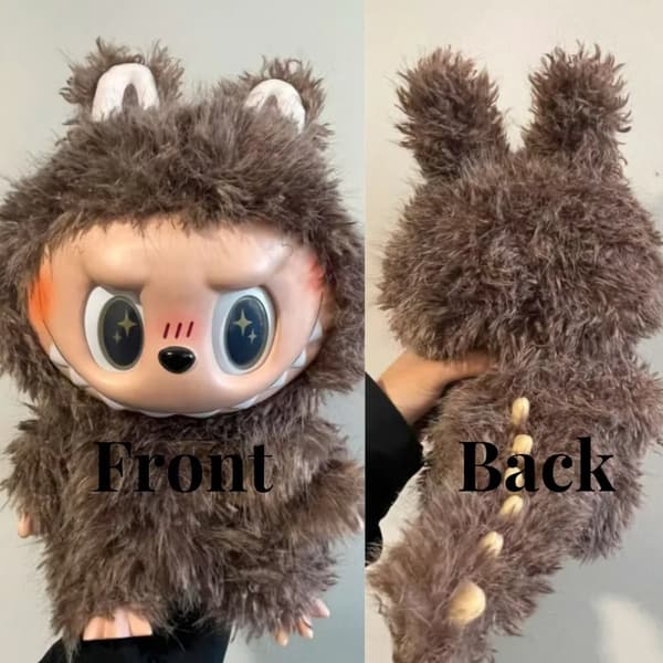 Nytt 40cm The Monster Labubu Series Zimomo Big Angel Creative Doll Vinylhänge Docka Modell Replika Leksaker Födelsedagspresenter