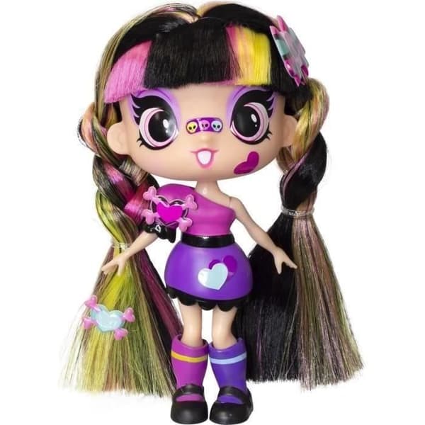 Docka - LANSAY - 55103 - Decora Girlz - Minimodedockor att anpassa - Luna