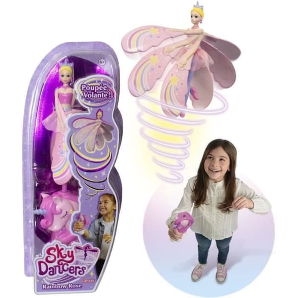 Sky dancers - LANSAY - Rainbow Rose - Flygande docka - Från 6 år