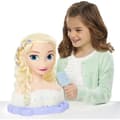 Miniatyrbild 5 av 6: Stylinghuvud - SNÖDROTTNINGEN - Elsa Deluxe stylinghuvud - Hårförlängningar. håraccessoarer och färgavslöjning. från 3 år