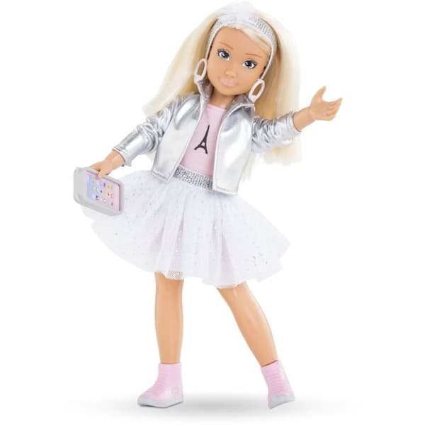 Modedocka - COROLLE - Alla hjärtans dag modevecka Paris - 28 cm - 4 accessoarer - Vaniljdoft - Från 4 år