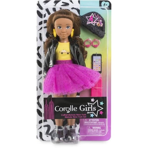 Modedukke - COROLLE - Melody Fashion Week Paris - 28 cm - 4 tilbehør - Vaniljeduft - Fra 4 år