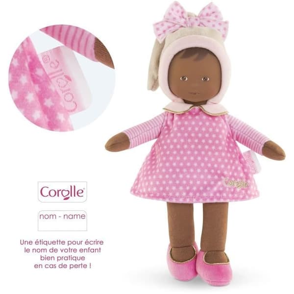 Doudou - COROLLE - Miss Rose Reves d'Étoiles - 25 cm - Fra fødslen