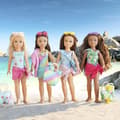 Miniatyrbillede 3 af 6: Zoé på strandkassen COROLLE GIRLS - modedukke - 5 tilbehør - 28 cm - Fra 4 år