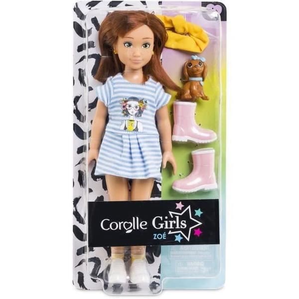 Corolle Girls - Natur och Äventyr Zoé Box - Skyltdocka - 6 Tillbehör - 28 cm - 4 år gammal