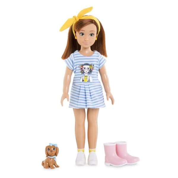 Corolle Girls - Natur och Äventyr Zoé Box - Skyltdocka - 6 Tillbehör - 28 cm - 4 år gammal