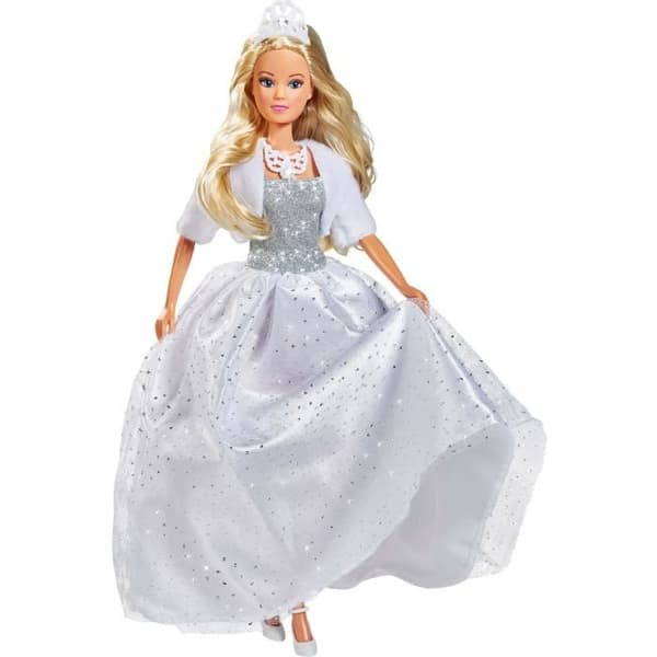 Steffi Love - Reve blanc - Modedocka 29 cm - Klänning + Accessoarer - Från 3 år