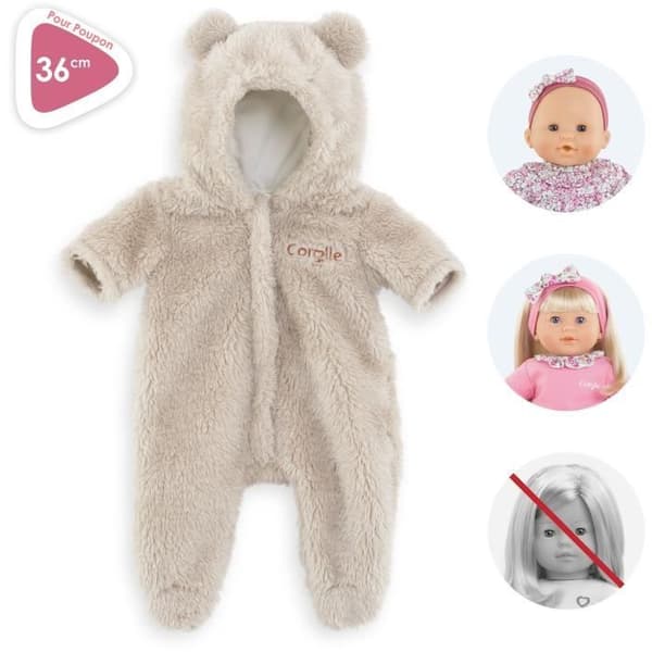 Björnpilot - COROLLE - Kläder - För 36 cm docka - Från 2 år