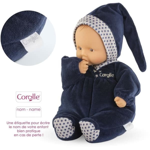 Doudou - COROLLE - Babipouce Marine Reves d'Étoiles - 28 cm - Från födseln
