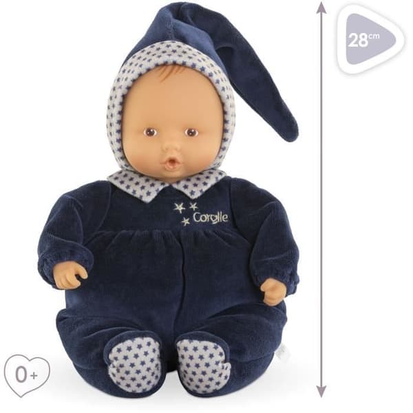 Doudou - COROLLE - Babipouce Marine Reves d'Étoiles - 28 cm - Från födseln