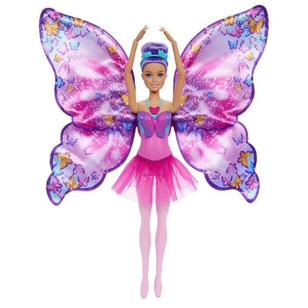Barbie Dancer till Fjärilsdocka Transformation 2 i 1 HXJ10