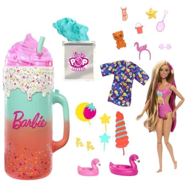 BARBIE Barbie-docka Avslöjande Överraskningslåda - Barbie - HRK57