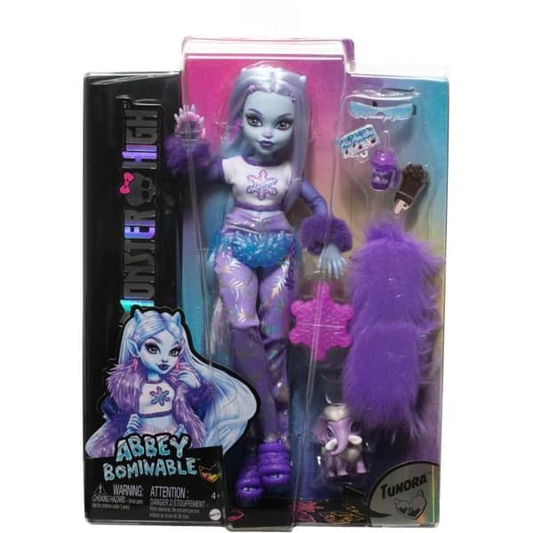 Monster High Abbey Bominable Docka Yeti Modedocka och Tillbehör HNF64