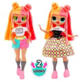 Miniatyrbillede 3 af 6: LOL Surprise OMG - 24 cm modedukke - Neonlicious - 2 outfits med kam og tilbehør - Fra 4 år
