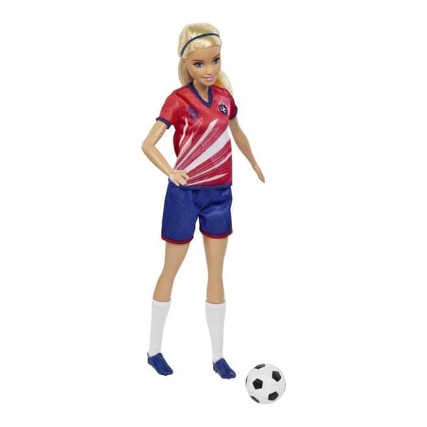 BARBIE - Barbie Fotbollsspelare - Docka - 3 år och +