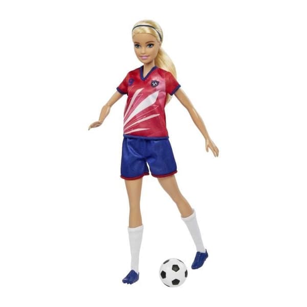 BARBIE - Barbie Fotbollsspelare - Docka - 3 år och +
