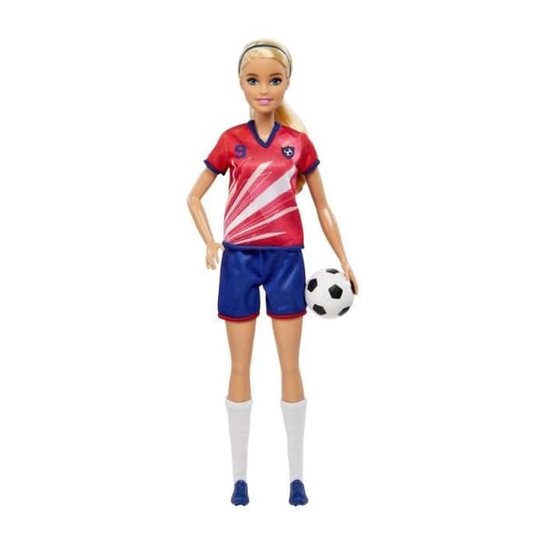 BARBIE - Barbie Fotbollsspelare - Docka - 3 år och +