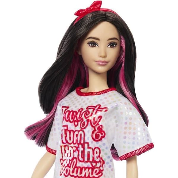 Barbie - Barbie Fashionistas - 65-årsjubileumsdocka med svart hår