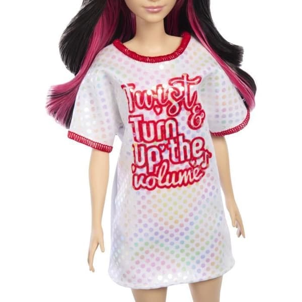 Barbie - Barbie Fashionistas - 65-årsjubileumsdocka med svart hår