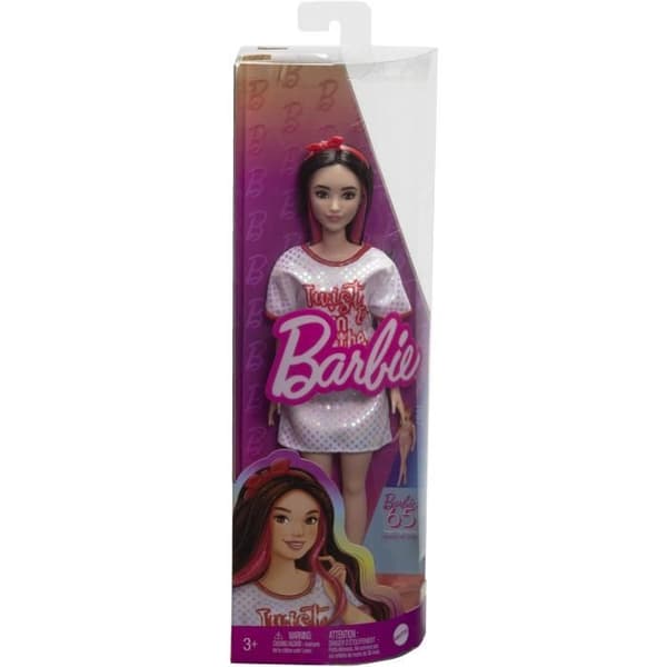 Barbie - Barbie Fashionistas - 65-årsjubileumsdocka med svart hår
