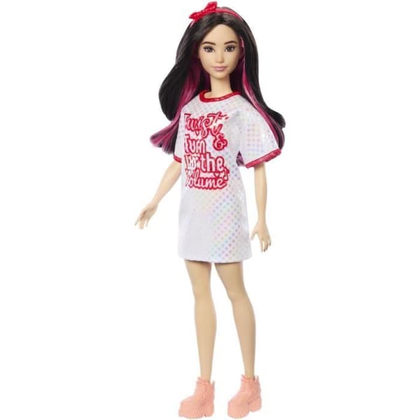 Barbie - Barbie Fashionistas - 65-årsjubileumsdocka med svart hår