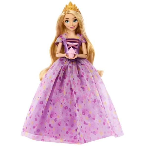 DISNEY PRINSESSER Rapunzel Födelsedagsfestdocka Inspirerad av filmen - HYC38