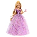 Miniatyrbild 4 av 6: DISNEY PRINSESSER Rapunzel Födelsedagsfestdocka Inspirerad av filmen - HYC38