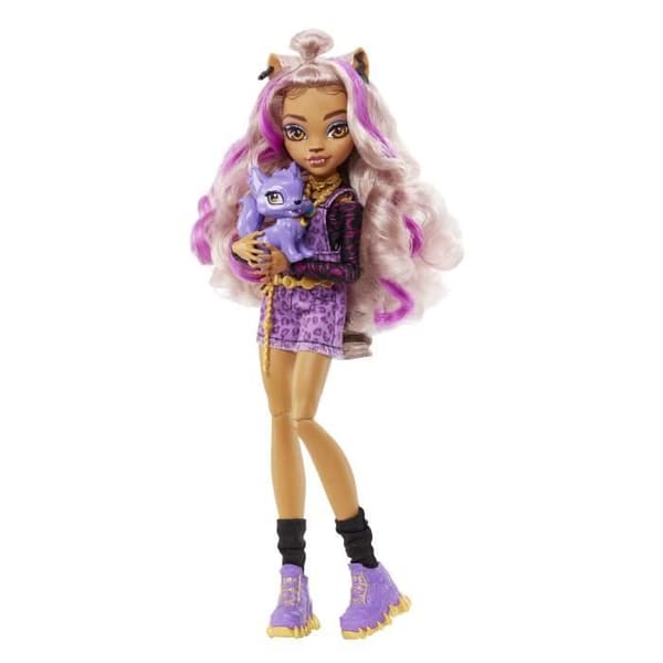 Monster High - Clawdeen Wolf lemmikin kanssa - Nukke - 4-vuotiaasta alkaen - MONSTER HIGH - HHK52 - MONSTER HIGH FASHION -NUKKE
