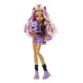 Pikkukuva 6 / 6: Monster High - Clawdeen Wolf lemmikin kanssa - Nukke - 4-vuotiaasta alkaen - MONSTER HIGH - HHK52 - MONSTER HIGH FASHION -NUKKE