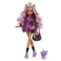 Pikkukuva 2 / 6: Monster High - Clawdeen Wolf lemmikin kanssa - Nukke - 4-vuotiaasta alkaen - MONSTER HIGH - HHK52 - MONSTER HIGH FASHION -NUKKE