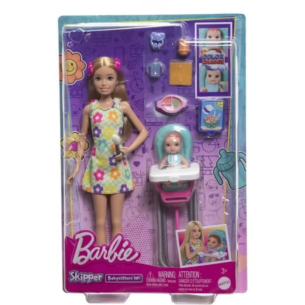 BABYSITTER BABYMATSLÅDA - BARBIE - HTK35