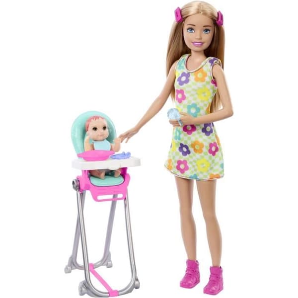 BABYSITTER BABYMATSLÅDA - BARBIE - HTK35