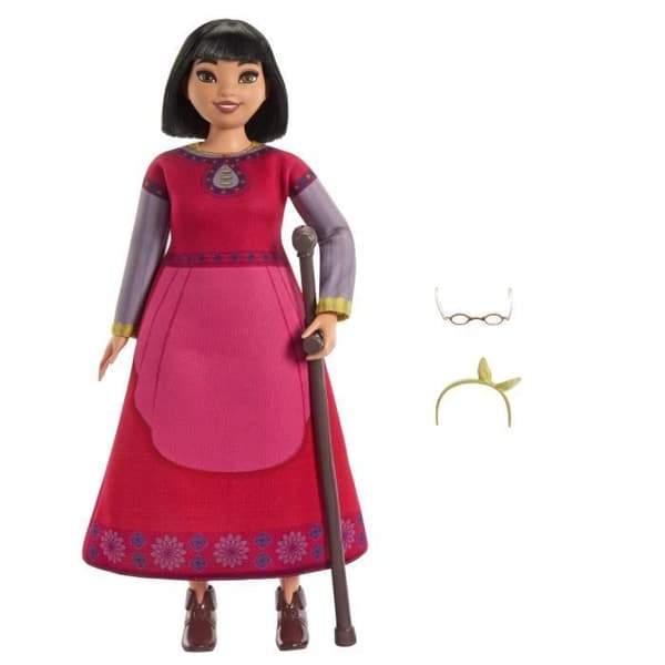 Disney Modedocka - MATTEL - D-XIN DOLL - Röd Klänning - 7 Ledpunkter
