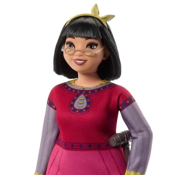 Disney Modedocka - MATTEL - D-XIN DOLL - Röd Klänning - 7 Ledpunkter