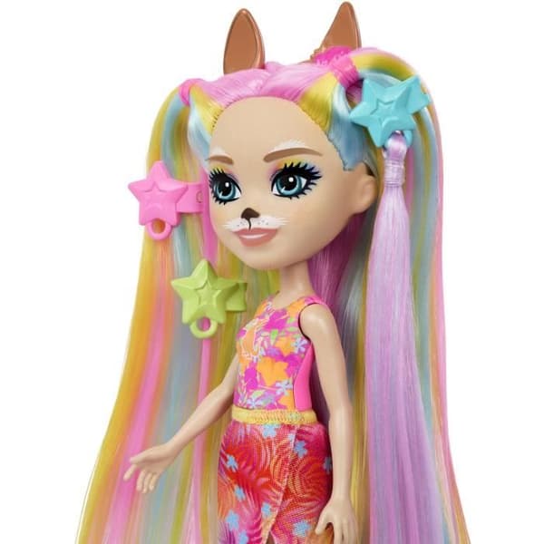 Enchantimals Hårdocka Djurdocka och Figur HTJ70