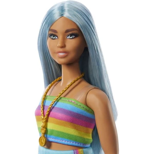 FASHIONISTA REGNBÅGSKLÄD - BARBIE - HRH16 - BARBIE MODEDOCKA