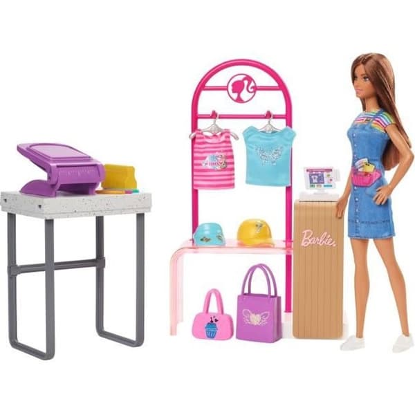 Barbie - Barbie Boutique Creation Box - Modedocka - 5 år och uppåt - BARBIE - HKT78 - BARBIE MODEDOCKA